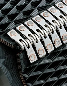 Alligator rivet fastnrs on pulley