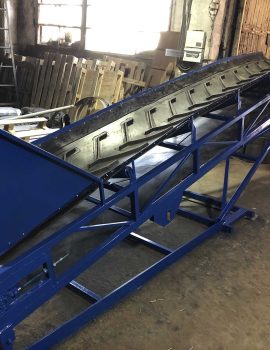 Stationary belt conveyor 8 meters